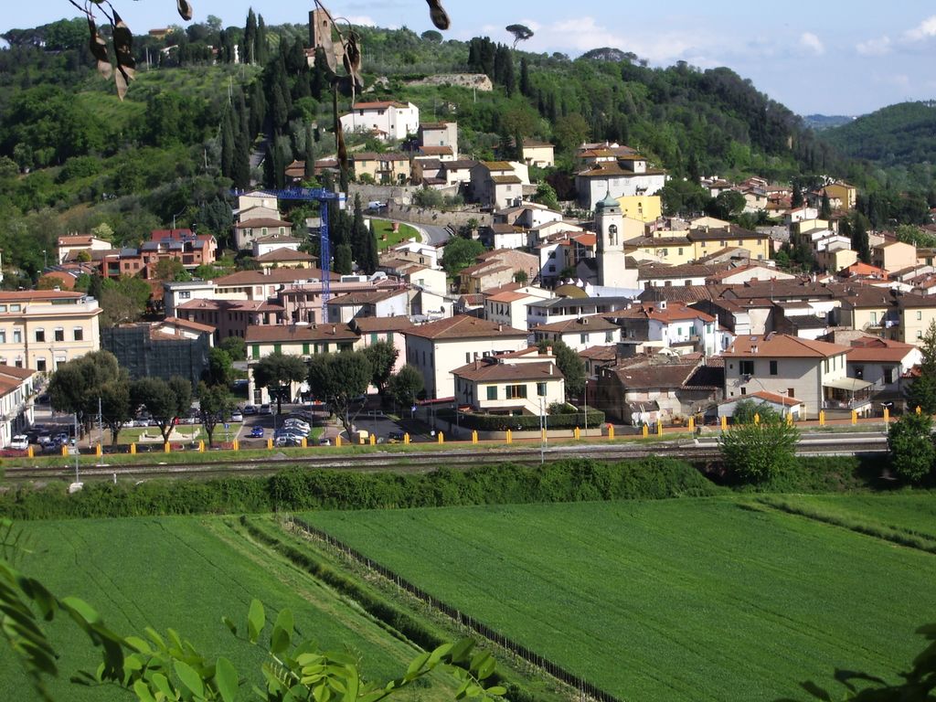 Vista di Montelupo Fiorentino, Toscana